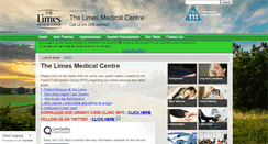 Desktop Screenshot of limesmedicalcentre.co.uk